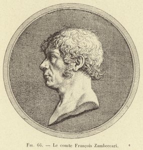 Count Francois Zambeccari (engraving) by French School