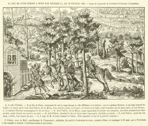 The Duke of Guise Mortally Wounded (engraving)