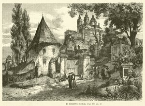 The Monastery of Melk (engraving) by French School