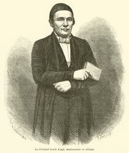 Reverend Lewis Krapf, Missionary in Africa by French School