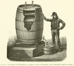 The Schutzenbach Barrel, or Apparatus Used in Germany for Rapid Vinegar Production