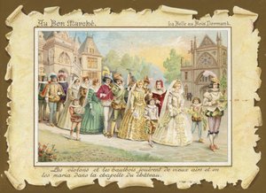 Leaving the Chapel, Sleeping Beauty by French School