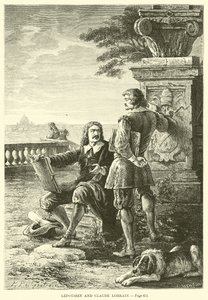 Lepoussin and Claude Lorrain by French School