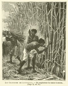 The Rubber Hunters (engraving) by French School