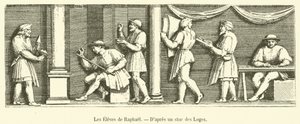 The Students of Raphael by French School