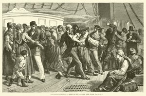 The Russian Emigrants by French School