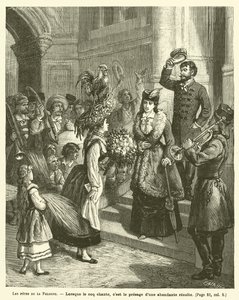 The Festivals of Poland (engraving) by French School