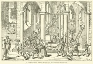The Iconoclasts, Antwerp, 1566 (engraving) by French School