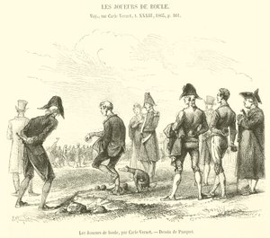 The Boules Players (engraving)
