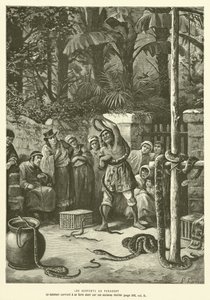 The Serpents in Paraguay (engraving)