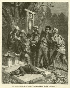 Secret Societies in China (engraving) by French School