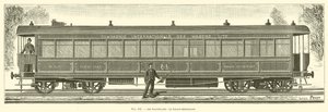Sleeping Cars, the Dining Car (engraving)