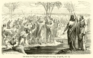 The Waters of Egypt Turned to Blood by French School