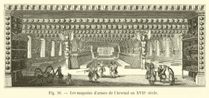 Arsenal weapons stores in the 17th century