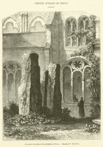 The Stones of the Cloister of the Cathedral of Trier (engraving) by French School