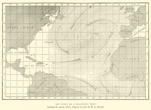 The Winds of the North Atlantic During the Summer Season