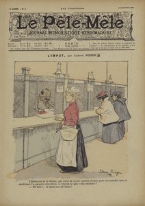 The Tax. Illustration for Le Pele-Mele by French School