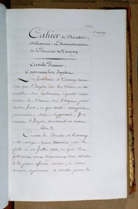 List of Complaints and Demands Addressed to King Louis XVI by the Parish of Taverny, April 1789