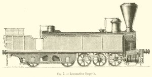 Engerth Locomotive (engraving)