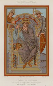 Lothair I, Holy Roman Emperor by French School