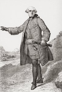 Louis Charles César Le Tellier known as the Duke of Estrées, French military commander and Marshal of France. From Les Heures Libres published 1908