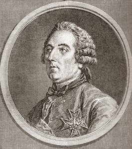 Louis César de La Baume Le Blanc, Duc de Vaujours, Duc de La Vallière, 1708-1780. French Nobleman, Bibliophile and Military Man. From Les Heures Libres Published 1908 by French School
