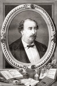 Louis Figuier, French Scientist and Writer, from Les Merveilles de la Science, pub.1870 by French School