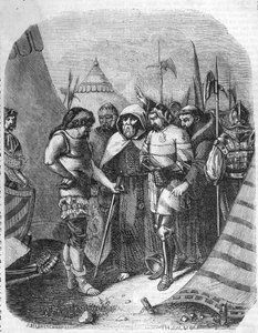 Louis II de la Tremoille. English General. Mad War (1485-1488). La Tremoille deciding to kill the accomplices of the Duke of Orleans.