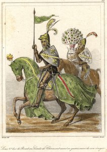 Louis II, known as the Good, Duke of Bourbon, Count of Clermont. by French School