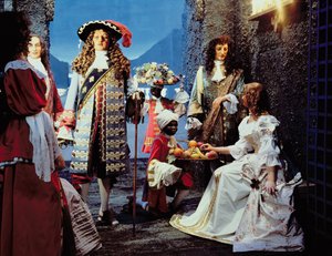 Louis XIV at Versailles by French School