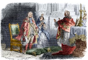 Louis XIV marries Francoise d