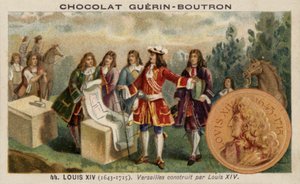 Louis XIV of France Overseeing the Construction of the Palace of Versailles by French School