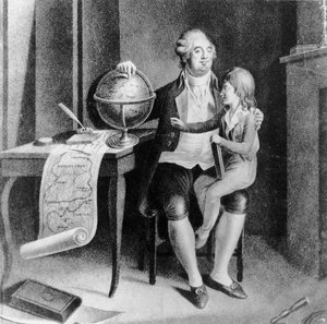 Louis XVI Teaching Geography to the Dauphin by French School
