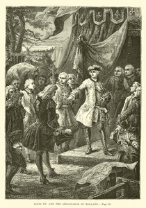 Louis XV and the Ambassador of Holland by French School