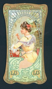 Lulu Advertising Card by French School