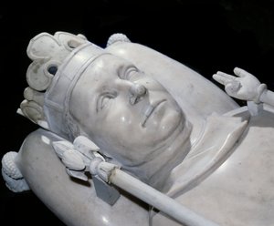 Lying of King Charles VI by French School