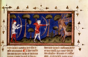 Hunting Scene, from the Book of King Modus and Queen Ration
