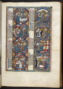Miniatures from Bible moralisée