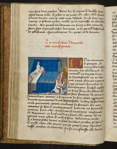 MS Hunter 252 020v Page from Cent Nouvelles Nouvelles, c.1461-62