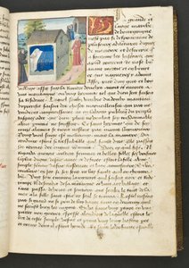 MS Hunter 252 030r Page from Cent Nouvelles Nouvelles, c.1461-62