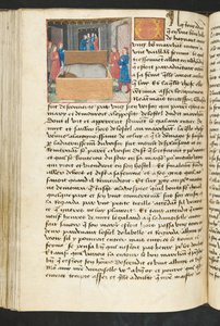 Page from Cent Nouvelles Nouvelles, c.1461-62 by French School