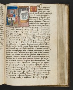 Page from Cent Nouvelles Nouvelles, c.1461-62 by French School