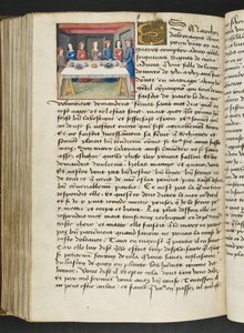 Page from Cent Nouvelles Nouvelles, c.1461-62