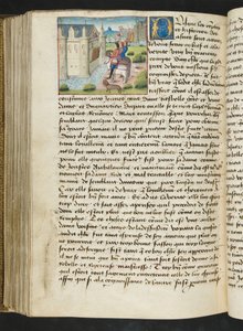 Page from Cent Nouvelles Nouvelles, c.1461-62 by French School