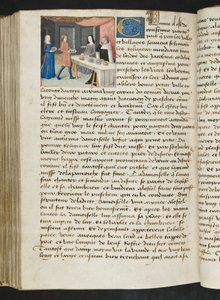 Page from Cent Nouvelles Nouvelles, c.1461-62 by French School