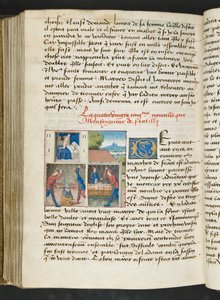Page from Cent Nouvelles Nouvelles, c.1461-62 by French School