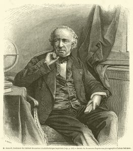 M Jomard, founder of the Map Cabinet at the Imperial Library by French School