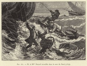 Mr. and Mrs. Duruof Rescued in the North Sea by French School