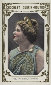 Madame Delna, from the Opera by French School