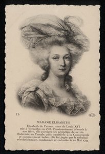 Madame Elisabeth, sister of King Louis XVI